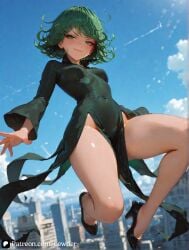 1girls ai_art ai_generated ass big_ass big_breasts big_butt big_thighs bratty bratty_smile breasts curvaceous curvaceous_female curvaceous_figure curves curvy curvy_body curvy_female curvy_figure curvy_hips embarrassed embarrassed_female green_eyes green_hair lewder one-punch_man petite petite_body petite_breasts petite_female petite_girl petite_tits short_hair shortstack sole_female tatsumaki thick thick_ass thick_hips thick_legs thick_thighs thighhighs thighs voluptuous voluptuous_body voluptuous_female wide_ass wide_hipped_female wide_hips