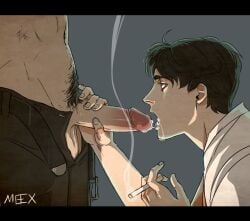 2boys 2d 2males :| adopted_son adoptive_father adoptive_incest age_difference bad_tumblr_id batcest batman_(series) big_penis biseinen blowjob bruce_wayne brujay cigarette dc dc_comics deadpan emotionless_sex erection foreskin gay gay_blowjob gay_incest glans glans_stimulation happy_trail holding_cigarette human_only ikemen imminient_fellatio implied_incest inseki jason_todd large_penis male male/male male_only male_pubic_hair mature_male navel_hair older_male_and_younger_male open_belt open_fly oral oral_sex out_of_frame penis_focus penis_grab precum_on_face precum_string saishoguu scrotum smoke smoke_trail smoking solo_focus son_blowing_dad technical_incest treasure_trail unamused unzipped yaoi younger_sucking_older