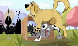 101_dalmatian_street 101_dalmatians 5:3 age_difference anal anal_sex anatomically_correct anatomically_correct_genitalia anatomically_correct_penis animal_genitalia animal_penis anus balls big_balls bird_dog black_body black_fur black_nose black_spots bodily_fluids canid canine canine_genitalia canine_penis canis chew_toy cum cum_in_ass cum_inside cum_on_body cum_while_penetrated dachshund dalmatian disney domestic_dog dylan_(101_dalmatians) elderly_male english_text erection exposed feral feral_on_feral feral_penetrated feral_penetrating feral_penetrating_feral fergus_(101_dalmatians) floppy_ears fox foxretro fur genital_fluids genitals godfrey_(101_dalmatians) golden_retriever group hansel_(101_dalmatians) heterochromatic_ears hi_res hunting_dog husky knot knotted_penis male male/male male_penetrated male_penetrating male_penetrating_male mammal mature_male nordic_sled_dog nude outside_sex penetration penile penile_penetration penis profanity red_fox retriever sex spencer_(101_dalmatians) spitz spots tan_body tan_fur text toony true_fox white_body white_fur white_spots
