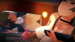 animated big_breasts breasts cuckold cuckold_pov cuckolding cum cum_in_onahole eri_mitsu gyaru gyaru_gal handjob huge_breasts koikatsu loop looping_animation male_pov moonlight_mask netorare ntr onahole original original_characters pocket_pussy pov pov_male short_playtime spidey-dude tagme tan tan_skin tanned tanned_skin tv tv_screen video yuuka_hibiki