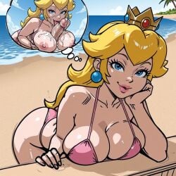 princess peach from mario (series)
