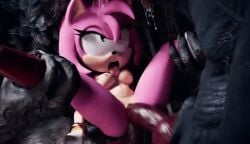 3d 3d_animation ai_generated amy_rose animated sex sonic_(series) spread_legs