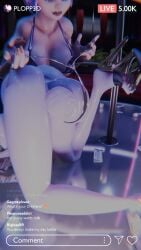 2futas 3d animated anus ass autopenetration balls breasts chastity_cage cum cum_explosion cum_in_self cumming ejaculation futanari huge_cock juno_(overwatch) moan moaning overwatch penis plopp3d recording sound streaming tagme text video widowmaker