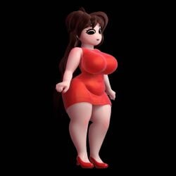 3d_animation animated big_ass big_breasts breasts curvy curvy_figure dancing female fnf friday_night_funkin gif girlfriend_(friday_night_funkin) heperson high_heels hips jiggle mob_face skirt thick thick_ass thick_thighs thighs voluptuous
