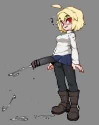 1futa ? arcueid_brunestud balls big_cock black_pantyhose black_shoes blonde_hair blue_skirt blush bottomless breasts brown_boot bulge_under_clothes censored clothed clothing cock_under_clothes commentary dickgirl ejaculation erection female futa_only futanari hands-free handsfree_ejaculation highres huge_cock humanoid humanoid_penis hung hung_futa ineffective_clothing intersex jellot looking_at_viewer melty_blood_arcueid_figure_(meme) miniskirt mostly_clothed oerba_yun_fang pantyhose penis precum precum_ejaculation precum_on_ground precum_squirt red_eyes shoes short_hair skirt smile solo standing sweater testicles_clench thick_eyebrows tsukihime tsukihime_(remake) turtleneck turtleneck_sweater white_sweater