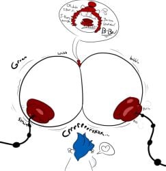 could_be_bigger hyper hyper_pecs hyper_pectorals inflation male male_only spiralstag
