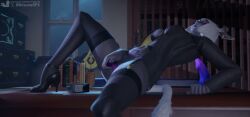 1girls 3d animated bad_dragon business_suit cat_ears cat_tail catgirl dark-skinned_female dark_skin dildo final_fantasy final_fantasy_xiv garter_belt garter_straps glasses kaminakirei kirara_kitsune masturbation miqo'te professor_lylly sex sex_toy solo_female solo_focus sound source_filmmaker stockings tagme tattoo video vkneko1 white_hair