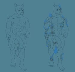 2017 abs android anthro balls barcode biceps big_penis damage fire horn ink invalid_tag libra-11 machine male mammal markings model_sheet monochrome muscular muscular_male nude pecs penis rhinoceros robot robotic_reveal sketch smile solo tattoo