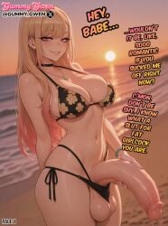 1futa abs absurd_res ai_generated beach big_ass big_penis bikini brat bratty caption comic curvy curvy_figure domination dubious_consent fit futa_only futadom futadom_caption futanari gummy_gwen high_resolution highres huge_balls huge_breasts huge_butt huge_cock humiliation imminent_fellatio imminent_oral imminent_sex kitagawa_marin looking_at_viewer marin_kitagawa my_dress_up_darling pent_up precum presenting_penis solo sono_bisque_doll_wa_koi_wo_suru speaking_to_viewer sunset taker_pov text thick thick_ass thick_thighs throbbing_penis voluptuous