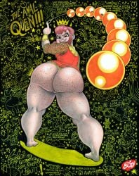 anal anal_beads anal_beads_pull anal_beads_rip ass ass_focus bbw big_ass chibi chibi_style chubby_female devilish_grin doodles dragon dragon_wings feline freckled_butt freckles freckles_on_ass freckles_on_face golden_ink haubergeon heart heavenly_ass hourglass_figure huge_anal_beads huge_ass imminent_anal imminent_anal_insertion nimona nimona_(comicbook) nimona_(nimona) piercings pubic_hair pulling_anal_beads rebellious red_eyes red_hair red_pubic_hair shark small_breasts snake stars tezca_nahuac wide_hips