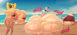 background characters from pokemon by flamingsanity