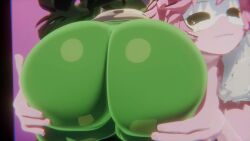 ashido mina from boku no hero academia by mahou monster