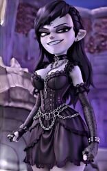 desafio_champions_sendokai desafio_champions_sendokai_leockrad edited_image edited_screencap female goth_girl gothic leockrad model_request sendokai sendokai_champions sendokai_champions_leockrad sendokai_leockrad