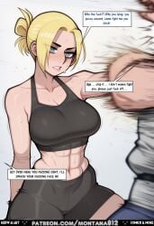 abs abs_visible action_pose ai_assisted ai_generated angry_expression angry_eyes annie_leonhardt arms_extended arrogant_female ass_focus attack_on_titan biceps big_ass big_thighs black_shorts black_sports_bra blonde_hair blue_eyes breast_press cameltoe cleavage clothing_tight_on_body comic comic_page comic_strip comics confident confrontation crop_top crotch_outline curvy curvy_figure dark_background defined_abs degradation dirty_talk dominant_female dominant_woman dynamic_pose exposed_midriff female female_focus femdom flexing furrowed_brows glistening_skin glistening_sweat grin gym gym_domination gym_outfit gym_setting huge_ass huge_breasts humiliation implied_male indoors intense_expression large_breasts looking_at_viewer looking_down_at_viewer looking_up_at_viewer low_angle midriff milf mocking montana812 muscle_fetish muscle_worship muscular_abs muscular_arms muscular_female muscular_legs navel nsfw nsfw_ai_art offscreen_character partially_visible_male patreon pecs perspective_view ponytail pov power_lift pussy_outline reaching_out scared_male short_shorts sixpack smug solo_focus speech_bubble sports_bra standing strong_woman superiority_complex sweat sweat_drops_on_body sweat_on_abs sweat_on_chest sweat_on_face sweat_on_forehead sweat_on_thighs sweat_running_down_body sweatdrops sweaty sweaty_body tall_female teasing text thick thick_thighs thick_woman thighs_focus threatening_pose tight_clothing toned trash_talking underboob veiny_arms veiny_forearms verbal_humiliation voluptuous watermark western_comic wide_hips