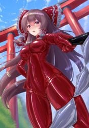 hakurei reimu from touhou by relet2016