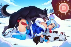 winter wonder zeri from league of legends by desiredesignai