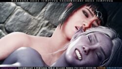 2girls 3d animated baldur's_gate_3 begging_to_hurry black-haired_female black_hair bouncing_breasts braid breasts dirty_talk faster female female/female female_only female_pubic_hair female_torso fingering fingering_partner fingering_pussy green_eyes holding_leg kamadeva kissing lesbian_kiss lesbian_sex licking_ear licking_neck longer_than_30_seconds minthara moaning multiple_girls nude nude_female pixiewillow pubic_hair purple-skinned_female purple_body purple_skin pussy_grinding pussy_on_pussy pussy_to_pussy red_eyes rubbing_pussies_together rubbing_pussy scissoring shadowheart shorter_than_one_minute sound spread_legs tagme temptyva tribadism video vulva_handjob white-haired_female white_hair yuri