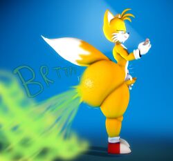 tails the fox from sonic (series) by ltiberium77 (artist)