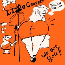 big cleopatra from little caesars by merricuwu