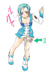 clothed_masturbation clothing discreet_vibrator dress eureka eureka_7 eureka_seven eureka_seven_(series) highres masturbation pussy_juice solo vibrator