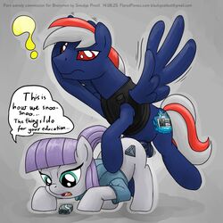 1girls boulder_(mlp) earth_pony equine female friendship_is_magic fur furry furry_only male maud_pie maud_pie_(mlp) my_little_pony no_humans original_character pet_rock pony smudge_proof straight