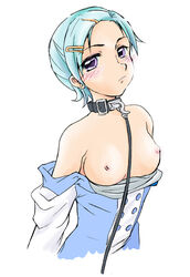 1girls bondage breasts collar eureka eureka_7 eureka_seven eureka_seven_(series) female leash solo