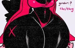 bloodoftheant crop_top genderfluid navel_piercing skull_demon smolmarble tagme thick_ass thick_thighs thong