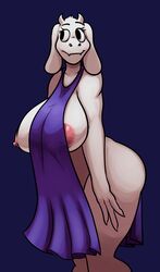 10s 1girls 2016 2d anthro anthro_female anthro_only areola big_breasts boss_monster breasts caprine erect_nipples female female_only furry furry_female furry_only goat goat_humanoid horn horns huge_breasts humanoid humanoid_female humanoid_only mammal mature_female nipples solo thingshappen toriel undertale undertale_(series) video_games