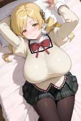 tomoe mami from mahou shoujo madoka magica by arfx