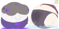 1female 2girls blonde_female blonde_hair blueberry blueberry_inflation bulging_nipples burping constance_von_nuvelle constance_von_nuvelle_(sunlight) cumming fart farting female fire_emblem fire_emblem:_three_houses fire_emblem_warriors:_three_hopes full_body_inflation gassy gassy_female huge_breasts hyper_inflation inflation leaking leaking_juice omnidraconic outie_navel pleasured purple_eyes pussy_bulge spherical_inflation timeskip water water_inflation