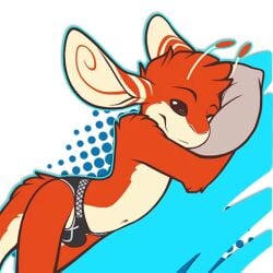 1:1 alien alpha_channel antennae_(anatomy) anthro arm_tuft biped black_clothing black_underwear bulge clothed clothing dipstick_antennae disney elbow_tuft experiment_(lilo_and_stitch) fan_character ferlo flat_colors fur hug hugging_object hugging_pillow lilo_and_stitch looking_at_viewer male multicolored_antennae multicolored_body multicolored_fur navel one_eye_closed outline pillow pink_nose red_body red_fur shiuk simple_background slim_anthro slim_male solo telegram_sticker transparent_background tuft two_tone_body two_tone_fur underwear underwear_only white_body white_fur