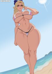 1boy 1girls absurd_res beach bikini blonde_female blonde_hair blonde_hair_female breasts cheerleader cheerleader_costume cheerleader_outfit cheerleader_uniform choker deckman female fortnite fortnite:_battle_royale haylee_skye_(fortnite) light-skinned_female light_skin micro_bikini panties ponytail purple_eyes pussy revealing_clothes school_uniform schoolgirl seductive seductive_body seductive_eyes seductive_female seductive_look seductive_mouth seductive_pose swimsuit swimwear teenage_girl teenager video_game video_game_character video_games