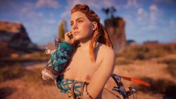 1girls 3d aloy faith103 female game_screenshot horizon_zero_dawn mod solo upper_body