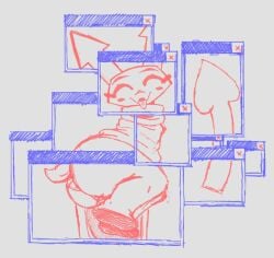 1female 2025 computer computer_virus computer_window deltarune deltarune_chapter_2 dress dress_lift female female female_only nexter45 panties solo solo_female swirly_eyes tagme tail virovirokun windows