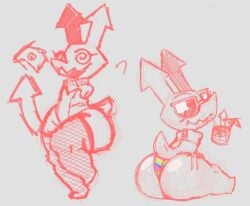 1female 2025 ass big_ass big_butt bow bowtie bunnysuit deltarune deltarune_chapter_2 drinking female female_only fishnets looking_at_viewer looking_back looking_back_at_viewer nexter45 rainbow_bikini solo solo_female sunglasses tagme thick_thighs virovirokun wink winking_at_viewer