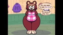 1girls animal_crossing animated breast_expansion breasts_bigger_than_head breasts_bigger_than_torso bursting_breasts furry growth higher_resolution_duplicate hyper hyper_breasts massive_breasts mattthetooncat sable_able solo_female sound tagme talking talking_to_viewer thick_thighs video