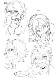genshin_impact hoyoverse lumine_(genshin_impact) sketch video_game video_game_character video_games