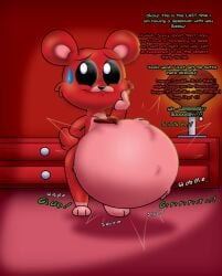 2girls anthro anthro_only bear big_belly bobby_bearhug bunny burp furry furry_only hoppy_hopscotch hoppy_hopscotch_(poppy_playtime) mad mob_entertainment nervous poppy_playtime poppy_playtime_(chapter_3) rabbit red_fur same_size_vore slepping smiling_critters struggling struggling_prey swallow swallowed sweat sweating text vore vore_belly