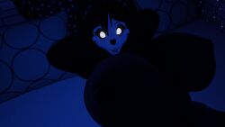 anthro big_breasts casual_nudity female furry furry_female looking_at_viewer lying_on_bed mal0 scp-1471 solo_anthro solo_female vrchat vrchat_avatar vrchat_model