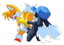 anal anus ass coolblue exposed_torso footwear fur furry furry_only furry_tail gay handwear headwear klonoa klonoa_(series) male multiple_tails sonic_(series) tail tails yaoi