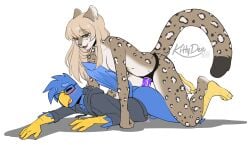 absurd_res anal anal_sex anthro avian bird duo felid female hi_res kittydee macaw male male/female male_penetrated mammal neotropical_parrot object_in_ass pantherine parrot pegging penetration sex sex_toy sex_toy_in_ass sex_toy_insertion sex_toy_penetration snow_leopard sterling_skies strapon tagme toying_partner true_parrot