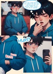 ai_generated anal_sex blowjob comic comic_page emma_frost emma_frost_(marvel_rivals) felix_calloway femboy futa_on_femboy futanari huge_breasts huge_cock humiliation rimming semaiana