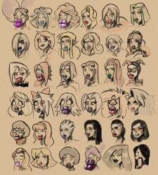 alex_(totally_spies) charlie_morningstar_(hazbin_hotel) cherri_bomb_(hazbin_hotel) clover_(totally_spies) crossover daphne_blake dc dc_comics edi emily_(hazbin_hotel) futurama golseum harley_quinn hazbin_hotel helluva_boss hyper_lips jack_(mass_effect) kim_possible liara_t'soni lip_expansion lips loona_(helluva_boss) lord_dominator lute_(hazbin_hotel) mass_effect miranda_lawson poison_ivy raven_(dc) sam_(totally_spies) shego starfire tagme teen_titans totally_spies turanga_leela undertale undertale_(series) undyne vaggie_(hazbin_hotel) velma_dinkley