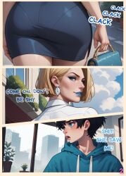 ai_generated anal_sex blowjob comic comic_page emma_frost emma_frost_(marvel_rivals) felix_calloway femboy futa_on_femboy futanari huge_breasts huge_cock humiliation rimming semaiana