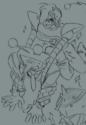 2boys anal anal_sex blush deltarune deltarune_chapter_2 drooling gay gay_sex male mettaton robot sweat tenna_(deltarune) tv_head undertale undertale_(series) yaoi