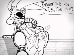 afrosoricid animated anthro body_imprint breast_jiggle breasts clothed clothing ear_piercing ear_ring fan_character female heart_symbol hearts_around_head idw_publishing jiggling male mammal oral_vore piercing ring_piercing sachasketchy sega sitting soft_vore sonic_(series) sonic_the_hedgehog_(comics) sonic_the_hedgehog_(idw) sonic_the_hedgehog_(series) surge_the_tenrec teasing tenrec vore