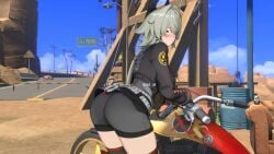 animated ass ass_focus big_ass blush caesar_king female female_only hoyoverse loonoosh music sound tagme twerk twerking video zenless_zone_zero