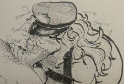 ass big_ass blowjob humble_shark husband_and_wife kazuyuki kosuke_(humble_shark) married_couple married_female married_male oc police police_uniform policewoman