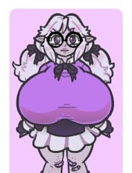 2d_(artwork) 2d_animation animated animation band-aid bandages big_breasts big_nipples blush bouncing_breasts bow_in_hair bows braces clothes_lift clothing_lift dark_elf disembodied_hands drow elf elf_ears elf_female embarrassed embarrassed_female embarrassed_nude_female exposed_breasts exposed_nipples exposed_pussy forced_strip freckles freckles_on_breasts freckles_on_face glasses huge_breasts large_areolae lazyyysheep nerd nerdy_female pointy_ears second_(sp00kyguy) shirt shirt_lift skirt skirt_down stripped stripping sweater tagme twintails undressing undressing_another video white_hair