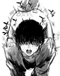 chainsaw_man hirofumi_yoshida male male_only solo solo_focus solo_male tentacle tentacle_on_male